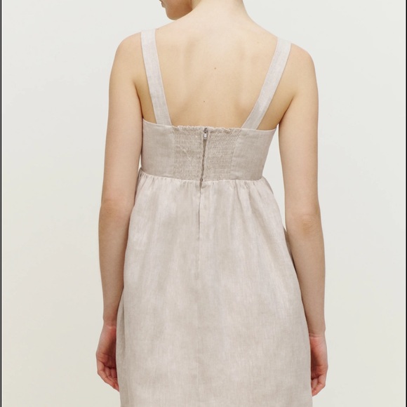 Reformation Noel Linen Dress - Picture 2 of 6